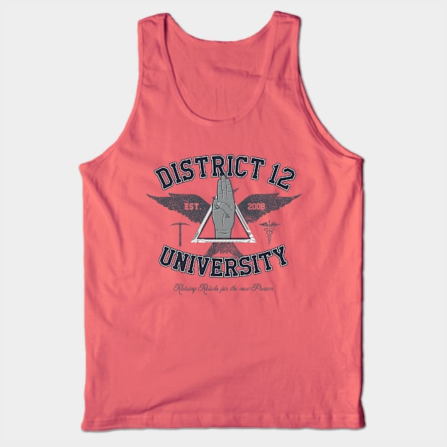 District 12 University Tank Top by Arinesart